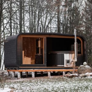 Sauna 2w1 LUX + jacuzzi