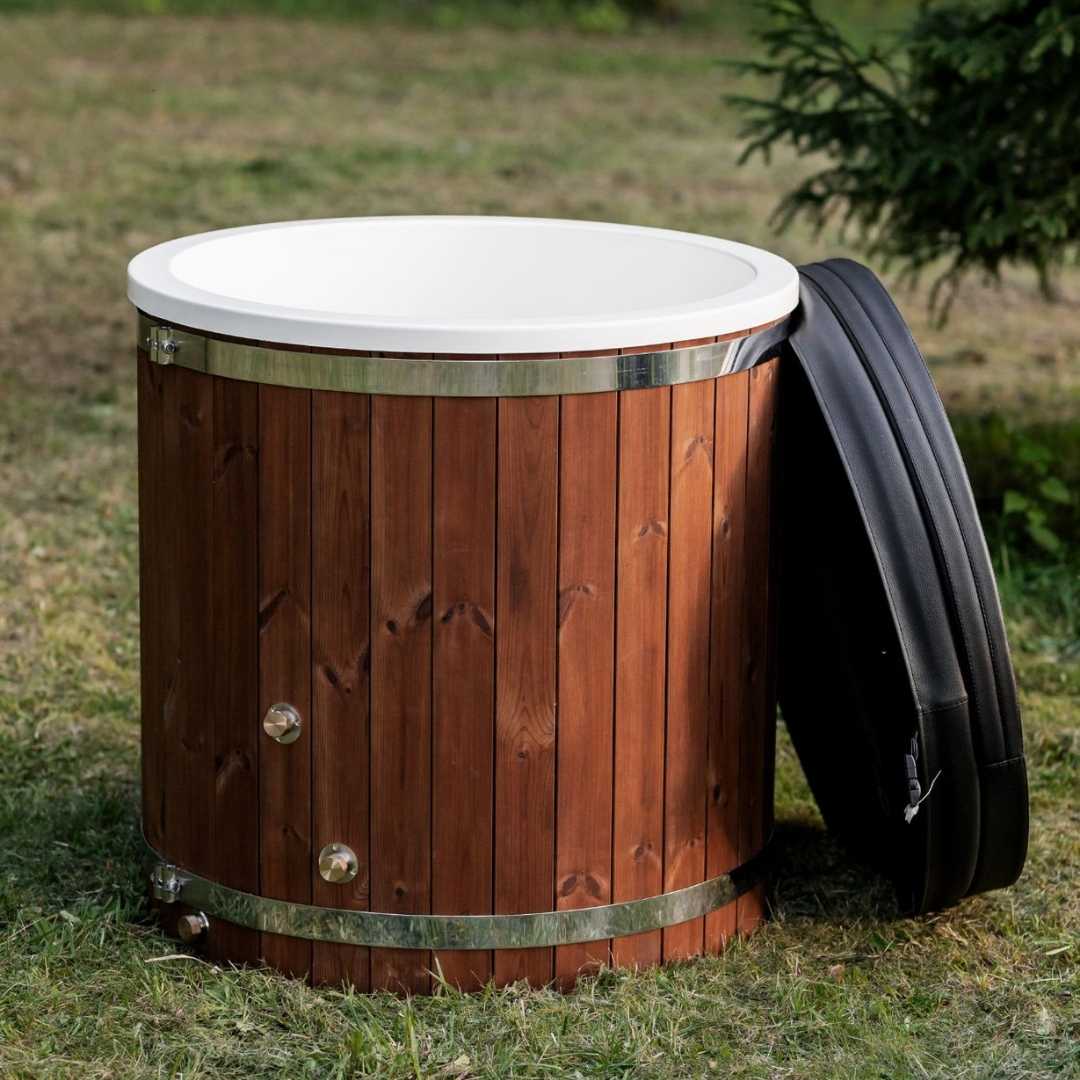 jednoosobowa wanna z włókna szklanego do zimnej wody